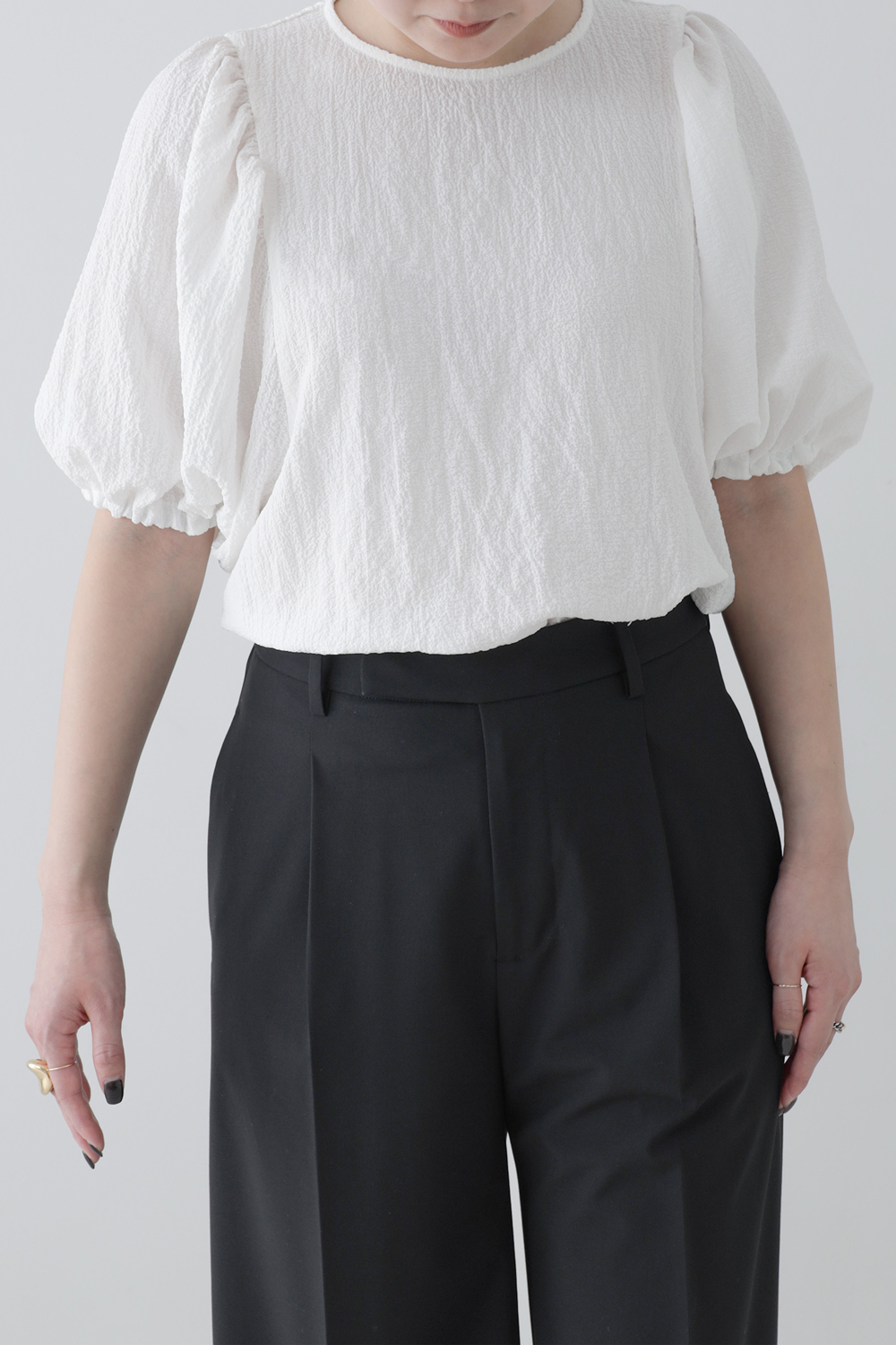 STATE OF MIND（ステートオブマインド）｜volume sleeve blouse 