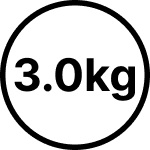 重量：3.0kg