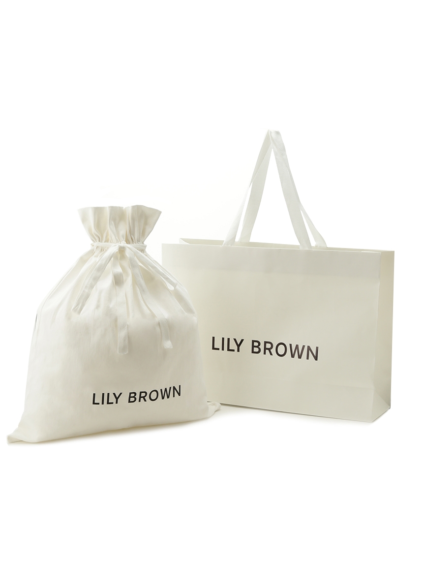セルフラッピング】LILY BROWN ショッパー付きギフト巾着(L