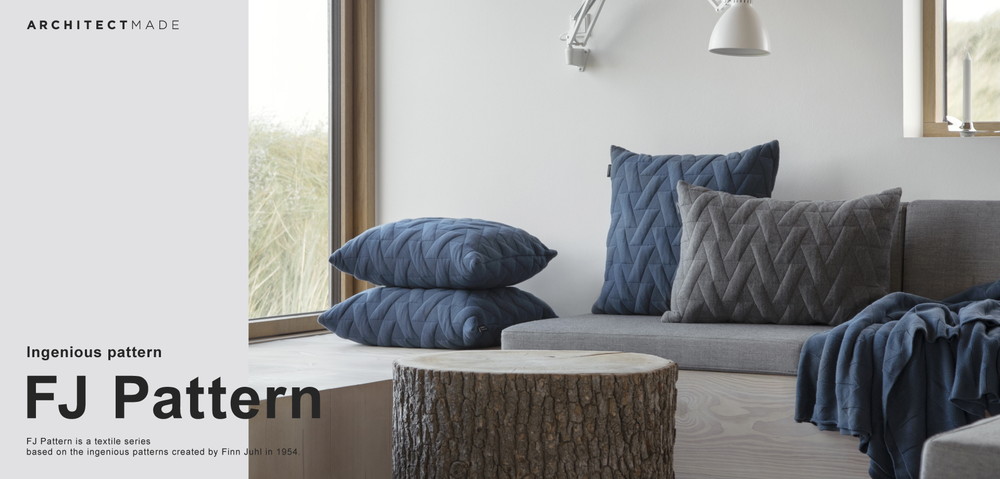 輝く高品質な ARCHITECTMADE アーキテクトメイド FJ Pattern Bedspread 260cm×220cm Blanket フィンユール  Finn Juhl ベッドカバー オーガニックコットン