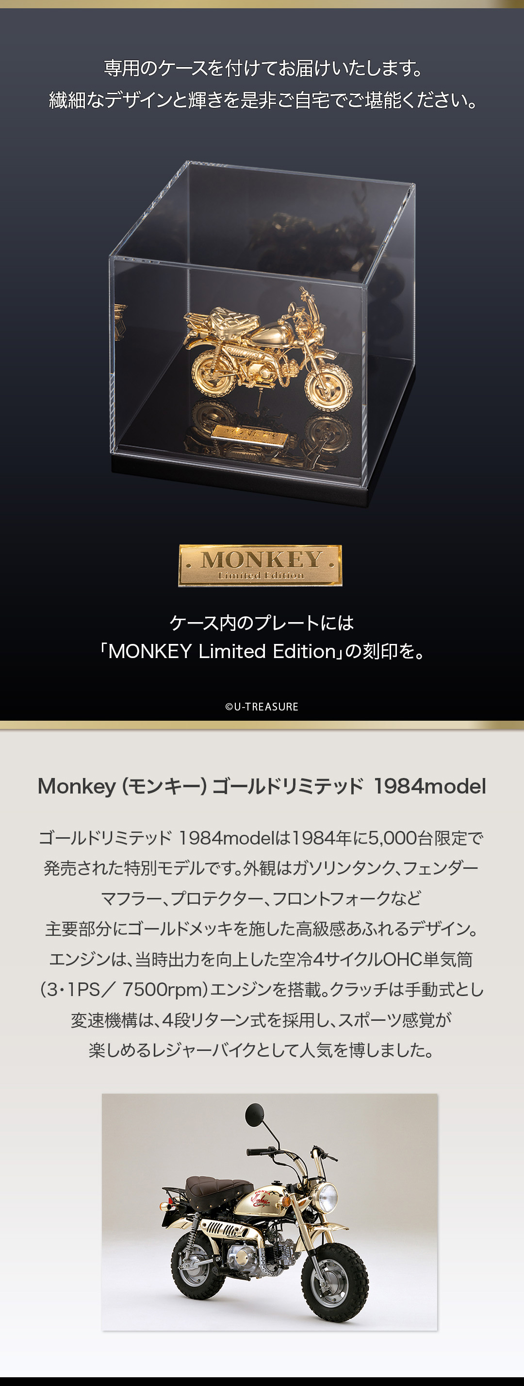 Monkey（モンキー） ゴールドリミテッド 1984model 1/12フィギュア