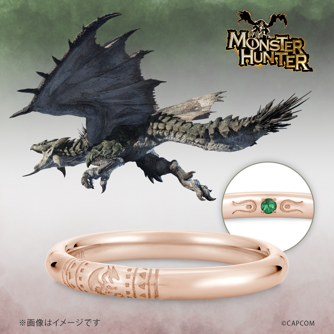 ハンターの指輪 K18ピンクゴールド モンスターハンター|U-TREASURE