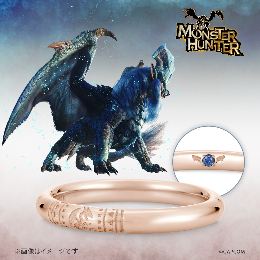 モンハン　 メルゼナ　イエローゴールドリング　18K モンハン メルゼナ イエローゴールドリング 18K 17545406146566.jpg